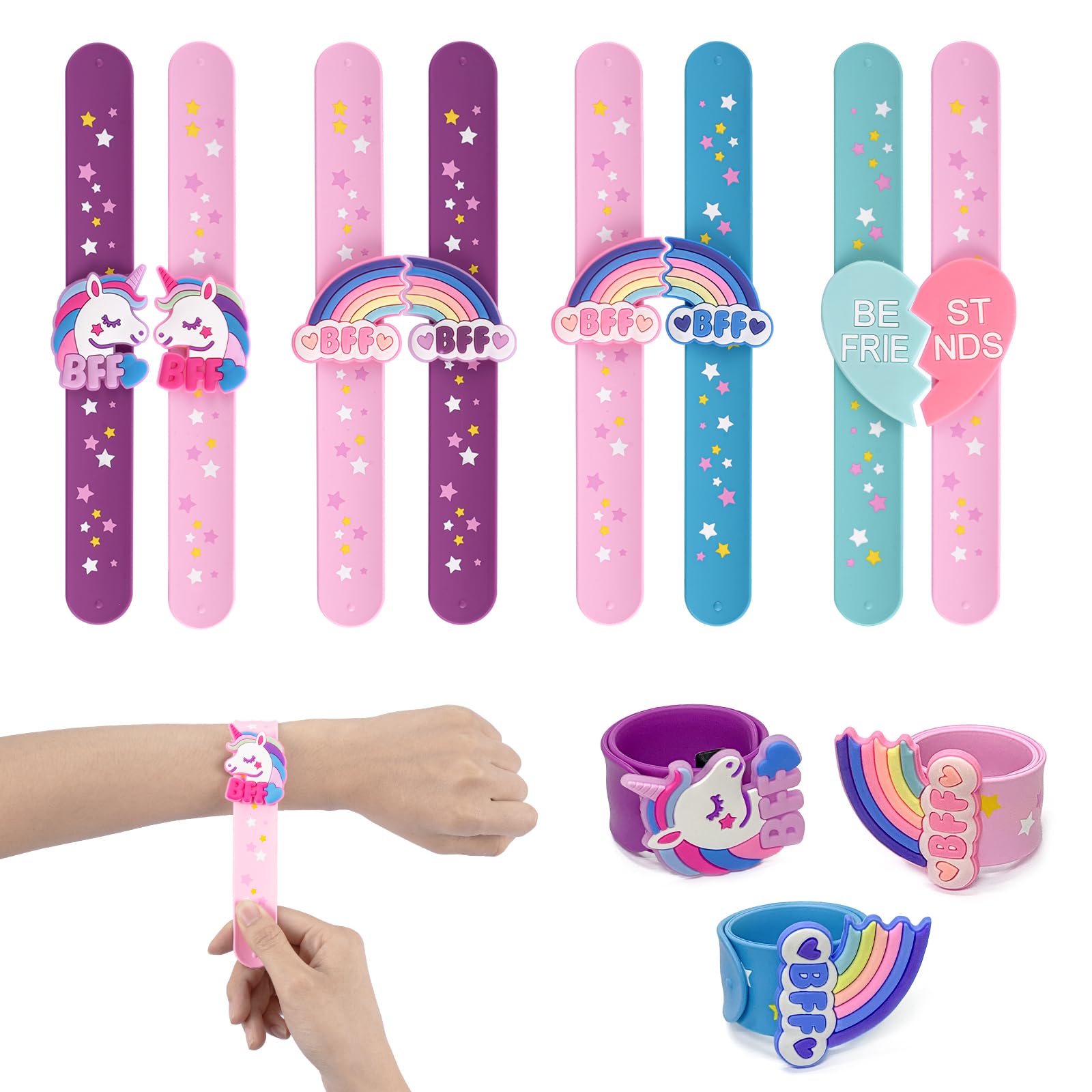 Amazon.com: Little World Slap Bracelets, Quicksand Glitter Shaker